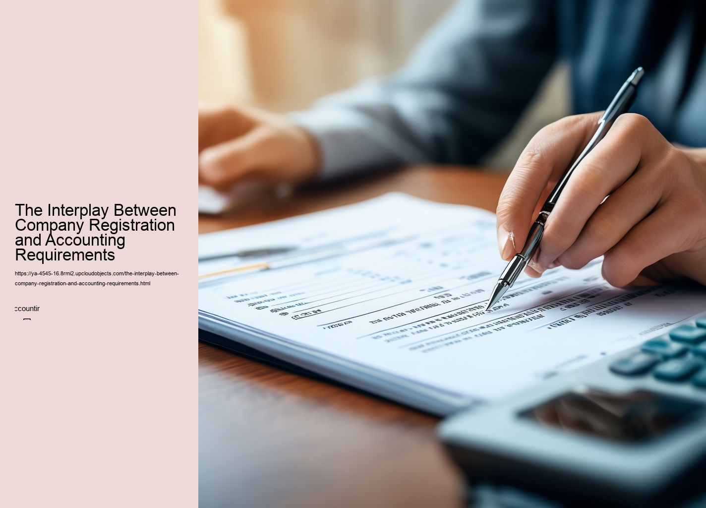 The Interplay Between Company Registration and Accounting Requirements